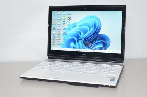 中古ノートパソコン NEC LL750/S Windows11+office 新品爆速SSD512GB core i7-4700MQ/メモリ8GB/15.6インチ/無線/WEBカメラ/ブルーレイ搭載