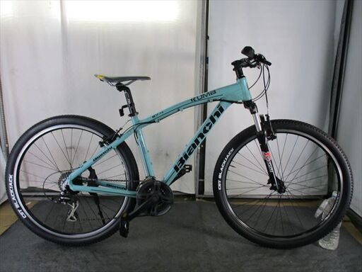 Ｄ210★29800円★整備済み スポーツ中古自転車【マウンテンバイク　ビアンキKUMA27.4　水色　27.5インチ】