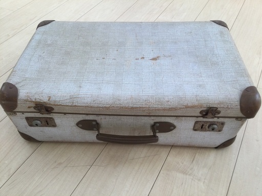 値下げ　ドイツ　アンティーク　スーツケース　鞄　インテリア　1940-1950
