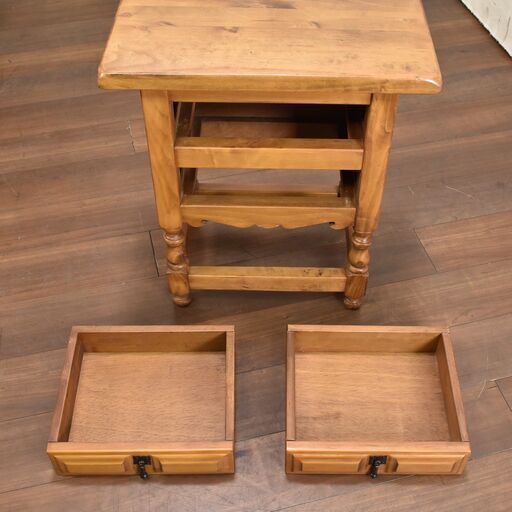 天童木工　リビングテーブル ヤ取終了7/21】≪yj641ジ≫Tendo/天童木工 サイドテーブル 木製 高さ