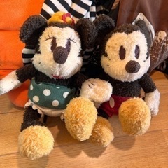 ぬいぐるみ　ディズニー　ミッキーミニー