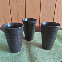 タンブラー3個　ビアカップ　焼酎カップ