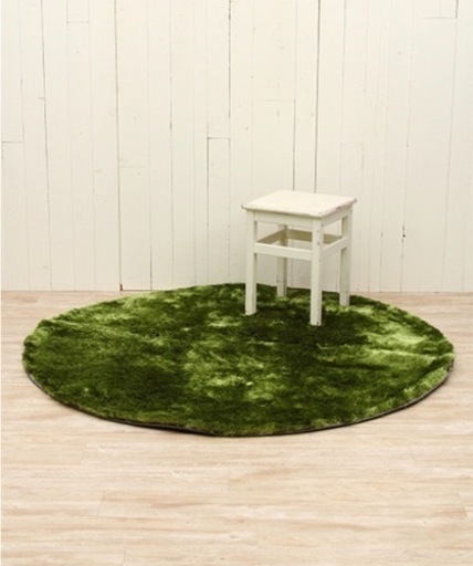 ●【niko and...】グラスラグ　ラウンド150cm〈未使用品〉●