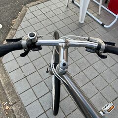 4/18値下げ🛵ブランド自転車🛵700c クロスバイク RITE WAY SHEPHERD 2019年モデル グレー? シルバー?🛵3×8変速ギア🛵802