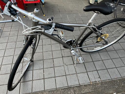 4/18値下げブランド自転車700c クロスバイク RITE WAY SHEPHERD 2019年モデル グレー? シルバー?3×8変速ギア802