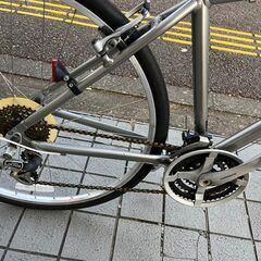 4/18値下げ🛵ブランド自転車🛵700c クロスバイク RITE WAY SHEPHERD 2019年モデル グレー? シルバー?🛵3×8変速ギア🛵802