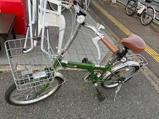 オシャレ自転車20インチ 折り畳み自転車 Topone6段ギア800