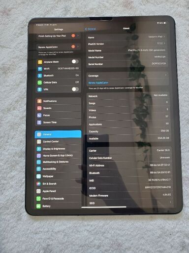 iPad Ipad pro 12.9 256 GB Cellular