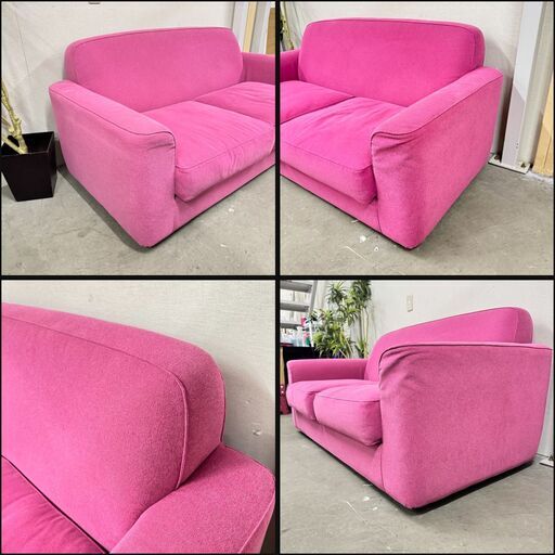 15515 2人掛けソファ 幅157cm ◇大阪市内・東大阪市他 5,000円以上ご