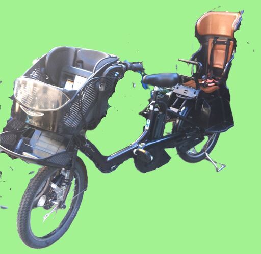 278安心の無料保証；点検サービス付きバカ良心的な中古電動自転車屋  土日もご試乗可能です。️２０インチ、２人乗り、３人乗り  オプション無料。後ろチャイルドシートをかごに変更して２人乗りに変更も可能です。  １回の充電で３０ｋｍ以上の走行が可能です。山手線半周くらいの距離を走れます。  バッテリーは、新品の９０％以上の性能を保持していてコンディションは良好です。  ️２０インチ前かご、後チャイルドシート、２人乗りなど、在庫は２０台以上あります。  子供乗せの電動自転車