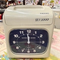 安心のアマノ　タイムレコーダー　カード１０枚付き　BX2000