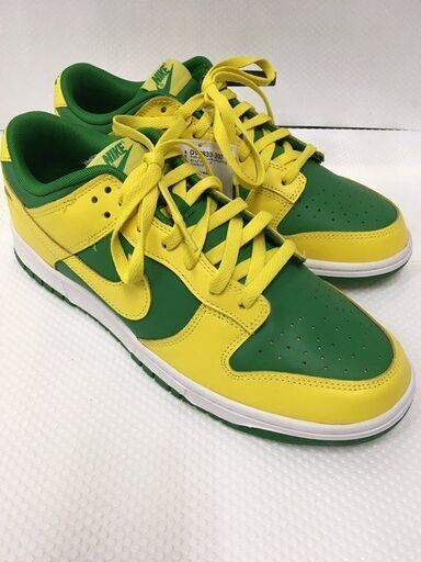 J6003  NIKE DUNK LOW DV0833-300 リバースブラジル　US10.5　28.5㎝　未使用　箱無し　ナイキ　スニーカー　【リユースのサカイ柏店】