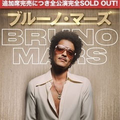 Bruno Mars ブルーノマーズ 1/16 S指定席 2枚連番 東京ドーム