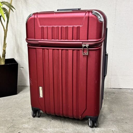 15504  トラベリスト フレームトップオープンスーツケース　キャリーバッグ  LL ◆大阪市内・東大阪市他 5,000円以上ご購入で無料配達いたします！◆ ※京都・高槻・枚方方面◆神戸・西宮・尼崎方面◆奈良方面、大阪南部方面　それぞれ条件付き無料配送あり！