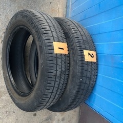 ★155/65R14 中古タイヤの2本セット！引き取り限定