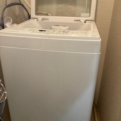 【引き渡し予定者決定】ニトリ 洗濯機 6kg