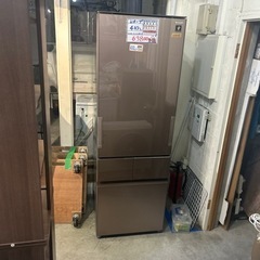 配達可【冷蔵庫】【シャープ】410L 2016年製☆6ヶ月保証クリーニング 