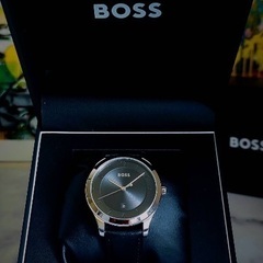 新品　ヒューゴボス ピュリティ 1513984 ブラックダイヤル ブラックレザーストラップ　発送可能