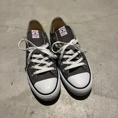 converse コンバース　新品　24．5センチ　グレー