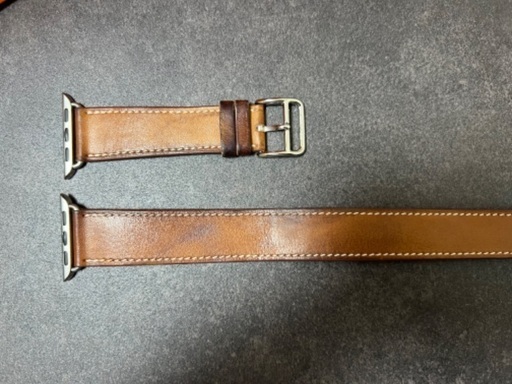 入手困難 激レア HERMES Apple Watch レザーベルト 二重巻 38mm 楽天