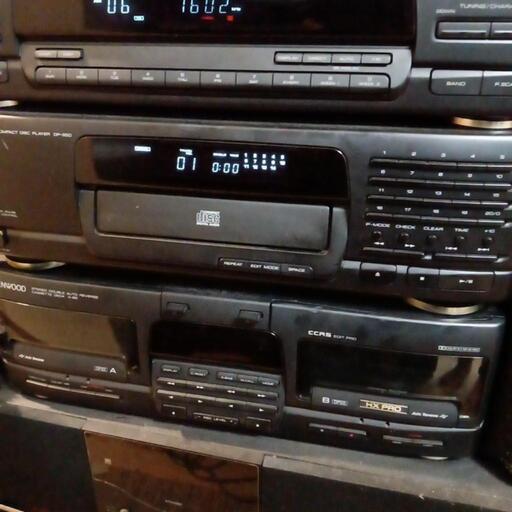 KENWOOD コンポ CD 再生OK カセット使用不可
