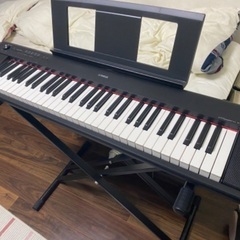 電子キーボード[ヤマハNP-12B 61鍵盤] + キーボードスタンド