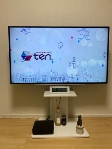 東芝　レグザ　49型　4k液晶テレビ　おまけでテレビ台もどうぞ