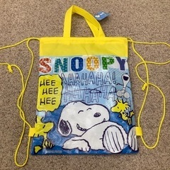 2WAYバック スヌーピーバッグ リュック 巾着袋 SNOOPY