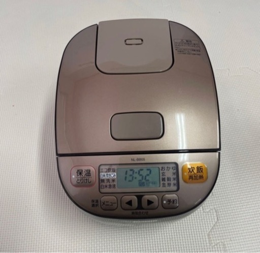 【中古品】ZOJIRUSHI ジャー 炊飯器NL-BB05 21年製