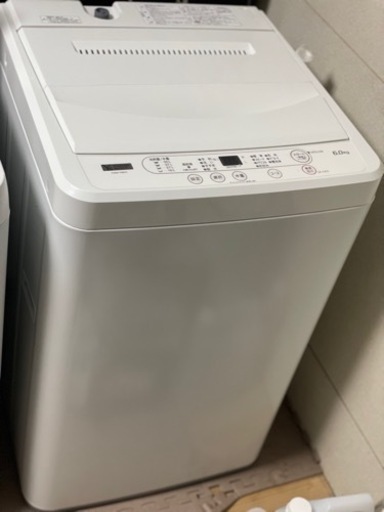 送料・設置込み　洗濯機　6kg ヤマダ　2021年