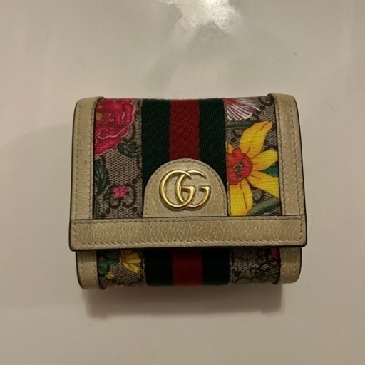 GUCCI オフィディア フローラ 花柄財布　こちらに都合合わせていただくと¥17000で販売します！