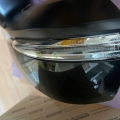 アルファード ドアミラー　30系後期　右 黒 センサー付