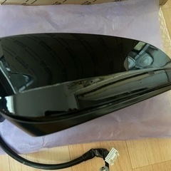 アルファード ドアミラー　30系後期　右 黒 センサー付