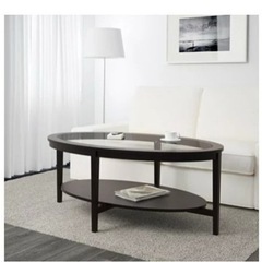 IKEA ガラステーブル　センターテーブル