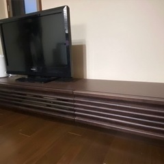 テレビボード ブラウン