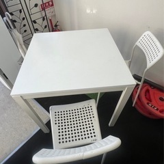テーブルセット　IKEA カフェテーブル　無料　豊橋市引き取り　