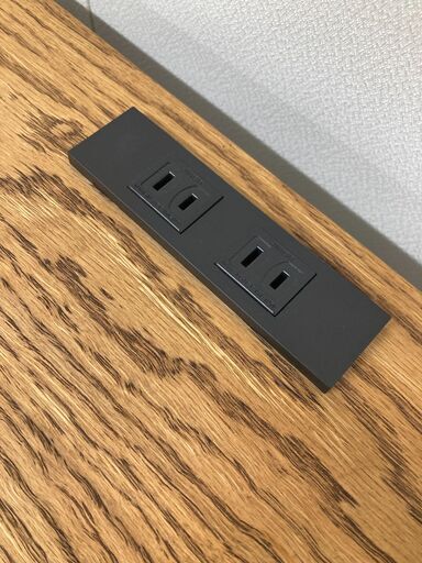 カフェテーブル 天然ウォールナット L字型テーブル+椅子5脚（2200  