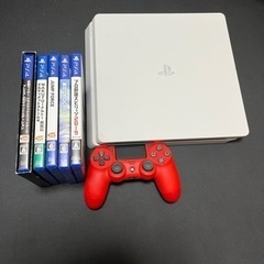 値下げしました‼️PS4本体　コントローラー　ソフト5本　ゲーミ...