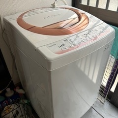 TOSHIBA 全自動洗濯機  7kg  パワフルエアドライ機能付