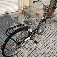 【26インチ自転車】美品❗️外装6段変速　LEDオートライト付　前後タイヤ　サドル新品❗️若林自転車　膳所店　SALE中❗️