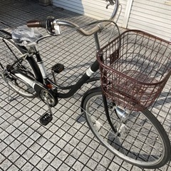 【26インチ自転車】美品❗️外装6段変速　LEDオートライト付　前後タイヤ　サドル新品❗️若林自転車　膳所店　SALE中❗️