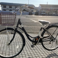 【26インチ自転車】美品❗️外装6段変速　LEDオートライト付　前後タイヤ　サドル新品❗️若林自転車　膳所店　SALE中❗️