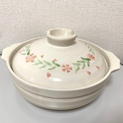 【もらってくれたら助かります！】土鍋 8号 24cm 3〜4人用