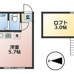 🌈【初期安ゼロプラン物件】🌈 敷金/礼金/保証金/仲手が0円 ✨ 水商売/ブラック/自営業でも審査OK 💡 川崎市川崎区東門前３丁目 3-22    京急大師線 東門前駅 徒歩3分  KK40110  - 川崎市