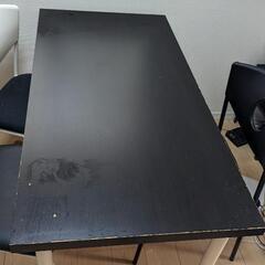 【IKEA】学習机にもダイニングテーブルにも（イス３脚まで付けます）
