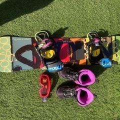 子供用スノーボードセット ゴーグル付き