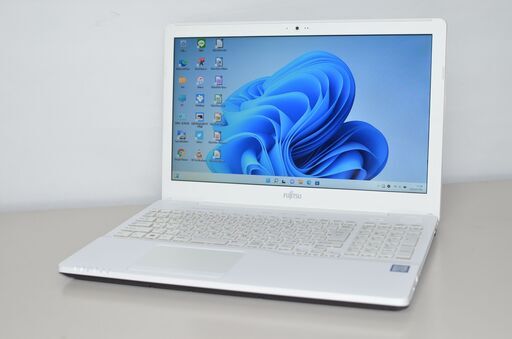 中古良品ノートパソコン 富士通 AH50/X Windows11+office 新品爆速SSD512GB core i7-6700HQ/メモリ8GB/15.6インチ/WEBカメラ/DVDマルチ搭載