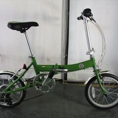 D212★29800円★美品★折りたたみ中古自転車【FIAT　グ...