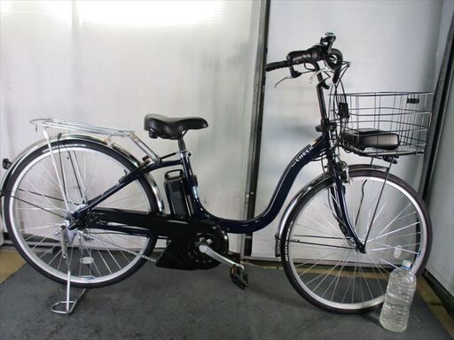 Ｄ216　★整備済み★美品★中古電動自転車★ヤマハ　パスチェアー【26インチ　　8.9Ah　青】