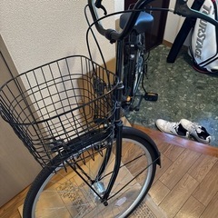 普通の自転車　ママチャリ